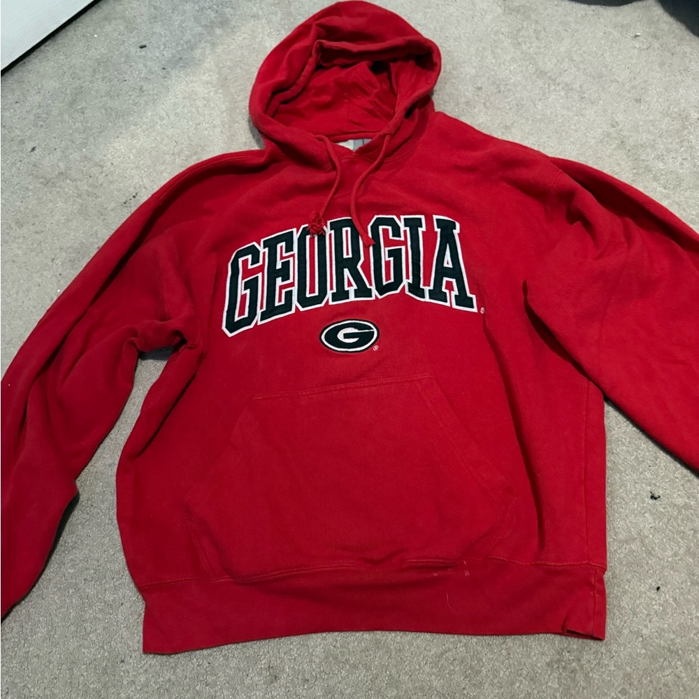 J. America Georgia Red Hoodie